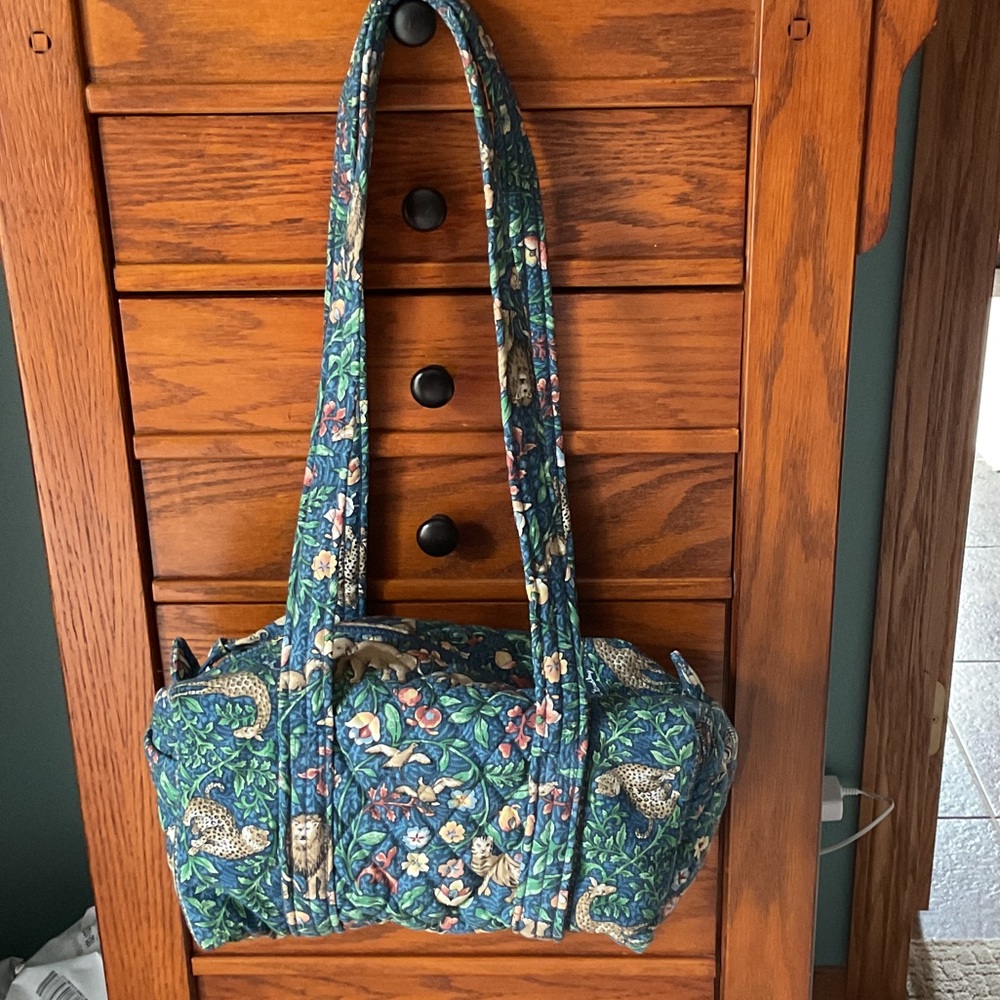 Vera Bradley Blue Floral Shoulder Bag